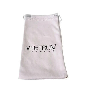Meetsun Eyewear Carrying Bag Gray Pull Tie
